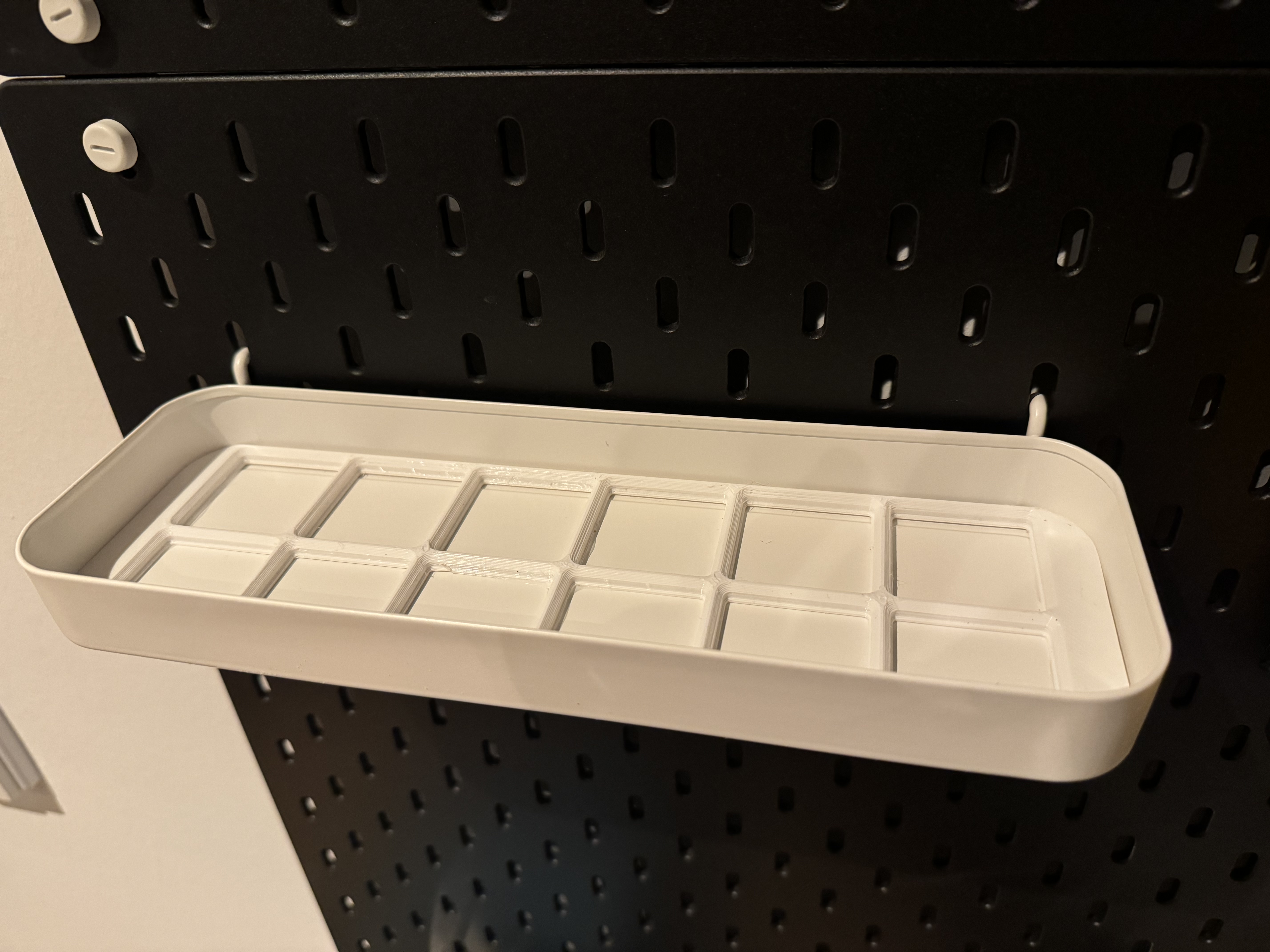 2 x 6 Gridfinity Inlay for original IKEA Skadis Trays