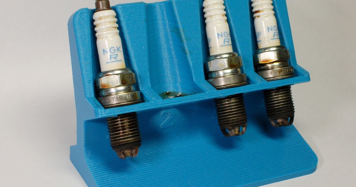 Spark plug holder by Joho Download free STL model