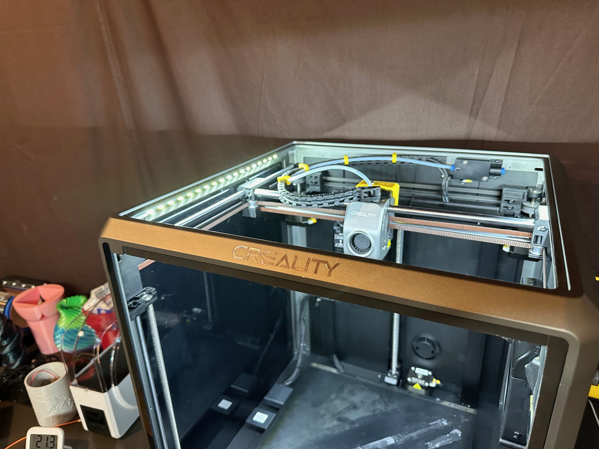 K1 K1 MAX LED Light Strip Mount By SHaDoW6 Download Free STL Model k1-k1-max-led-light-strip-mount-by-shadow6-download-free-stl-model