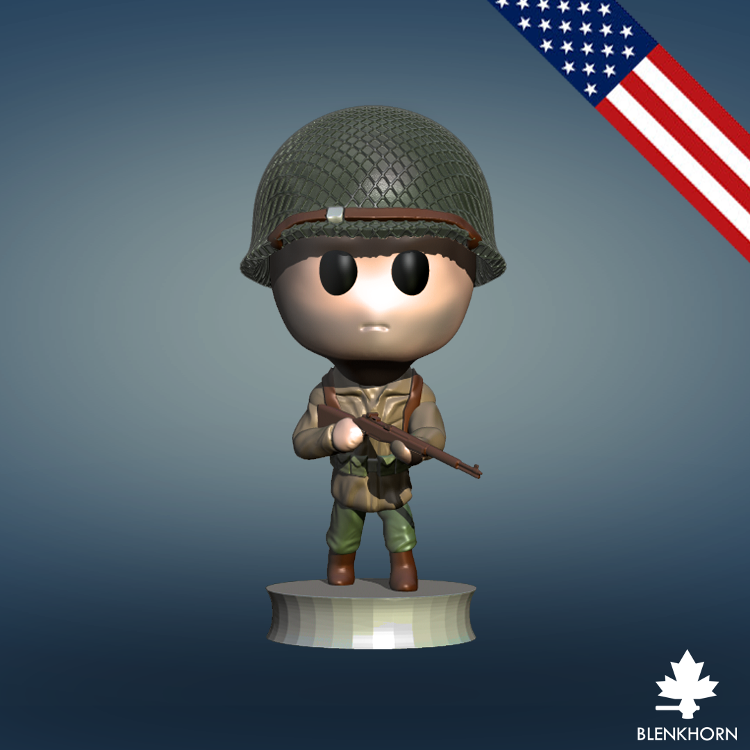 MILITARY DOUBLE BIT: WW2 SOLDIER