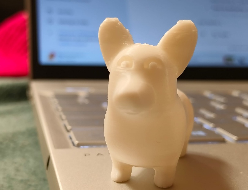 Happy Corgi - Standing Cute Desk Pet