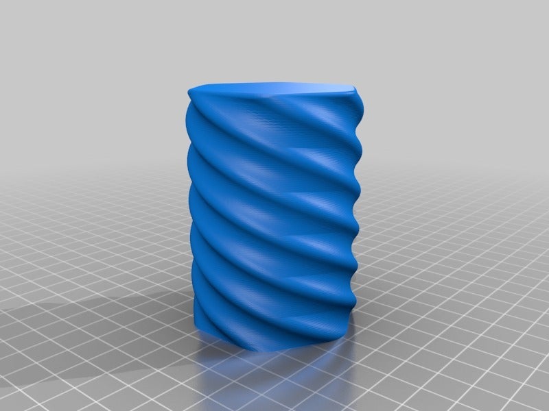 Miniatura 4 do modelo 3D Twisted Vase