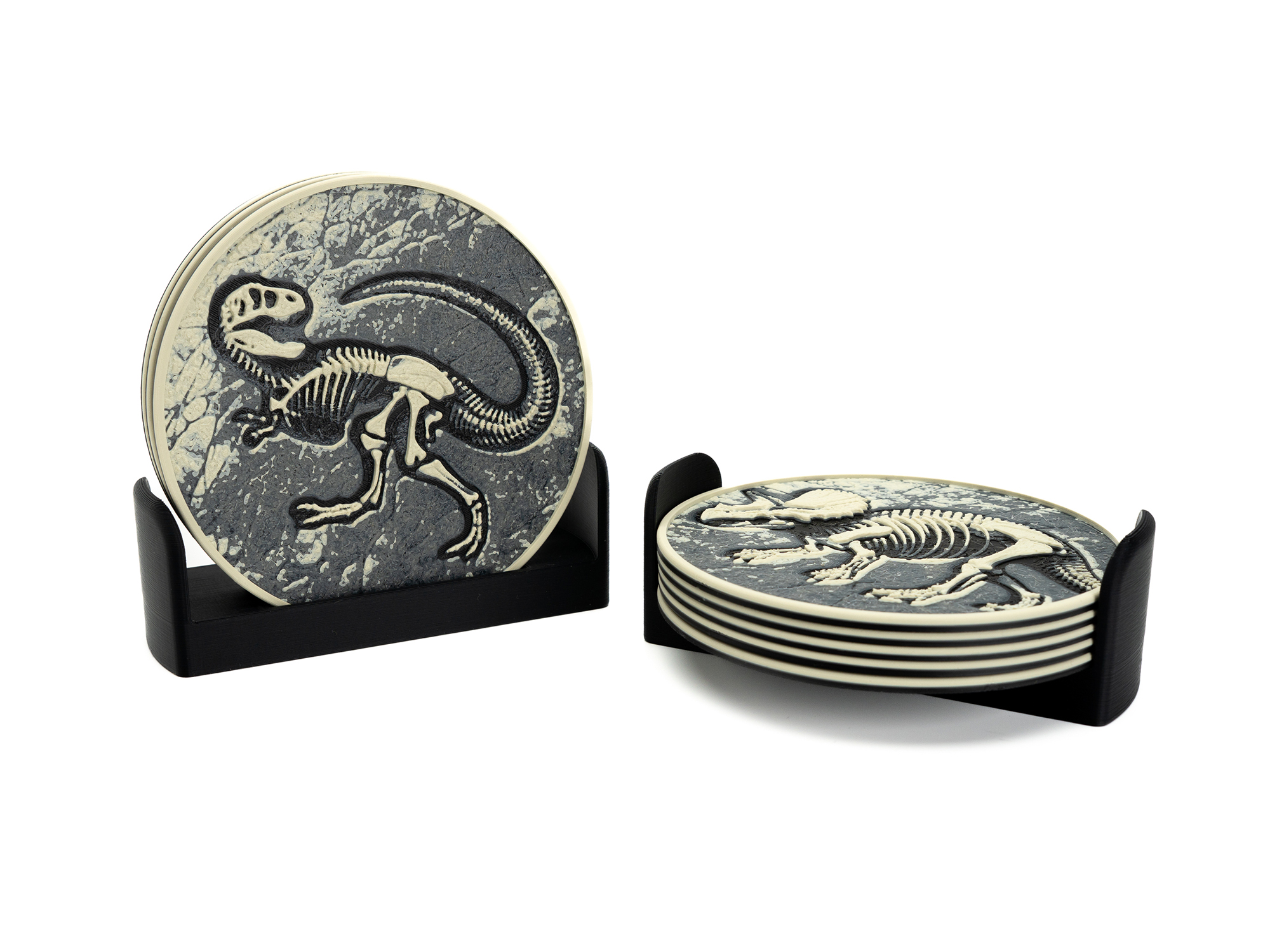 Dinosaur Fossil Coasters