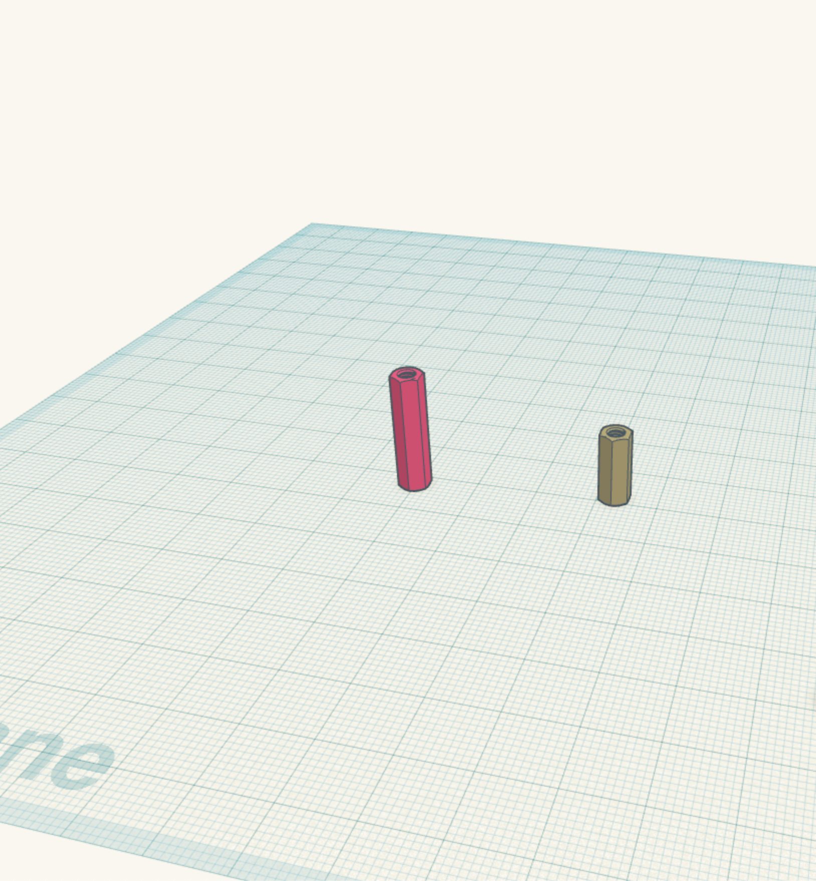Printed M3 Hex Standoffs For SPAMF