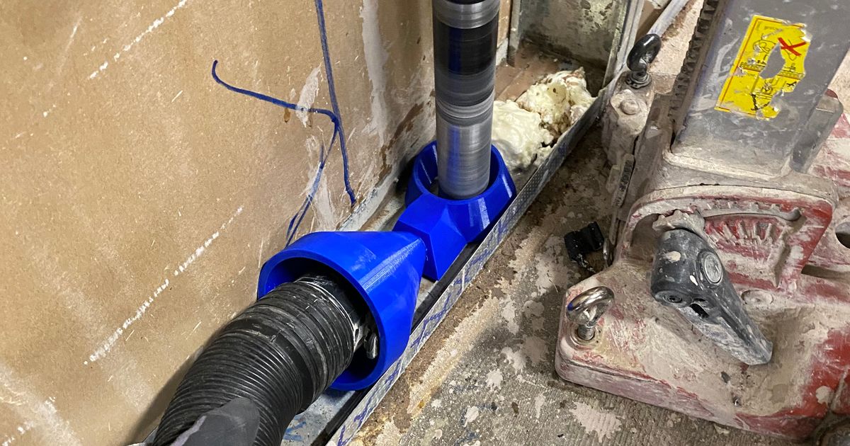 Core Drill Vacuum Ring by CHUCKD Download free STL model