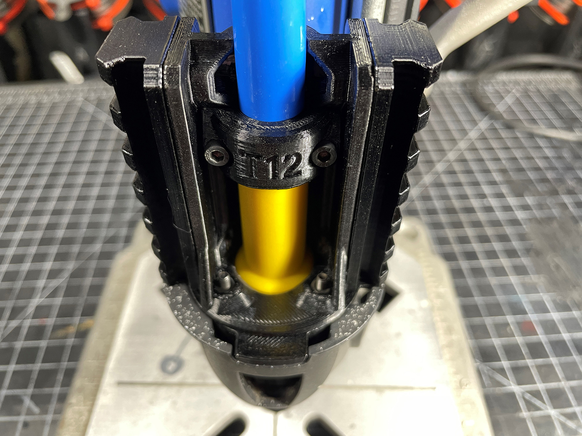 Dremel Drill Press to T12 Solder Iron Adapter by spark Download free