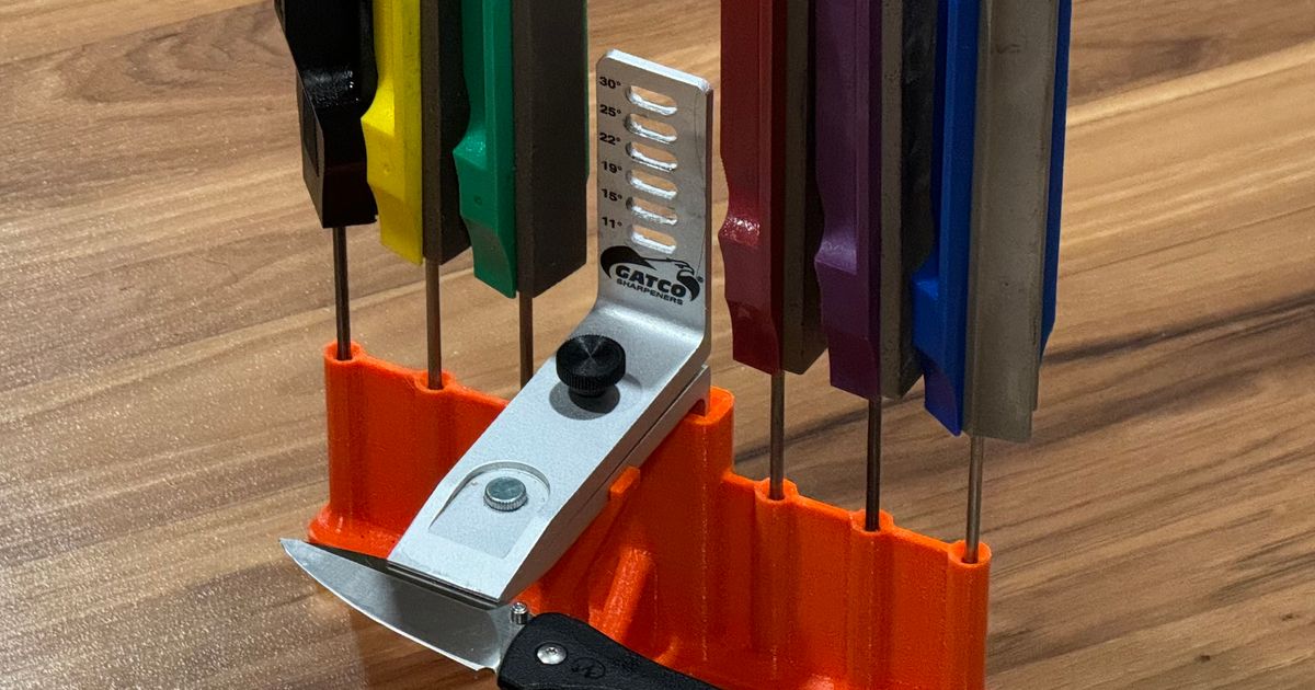 Bench Station for Gatco/Lansky Knife Sharpening Kit by Jerrod H