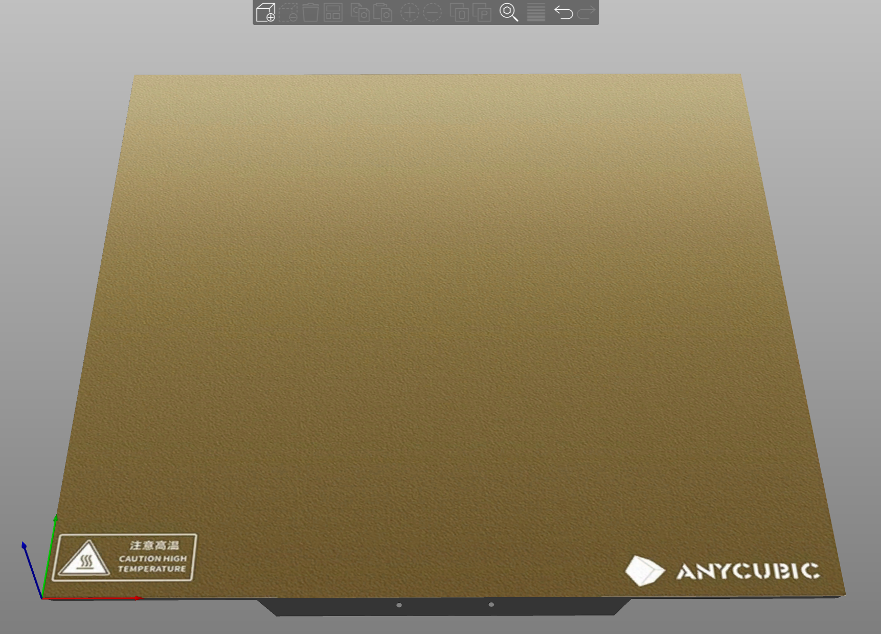 Anycubic Kobra 2 Max - Bed Shape Model and Texture OEM Version