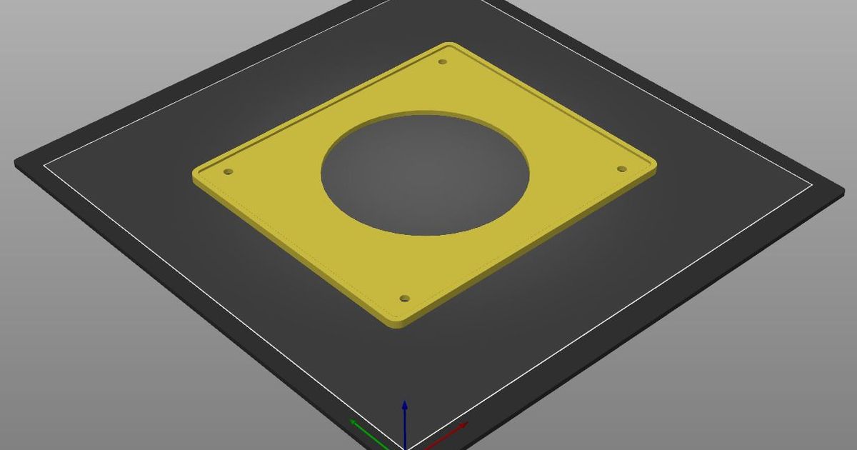 Clothes Dryer Vent Gasket by Crossfire351 Download free STL model