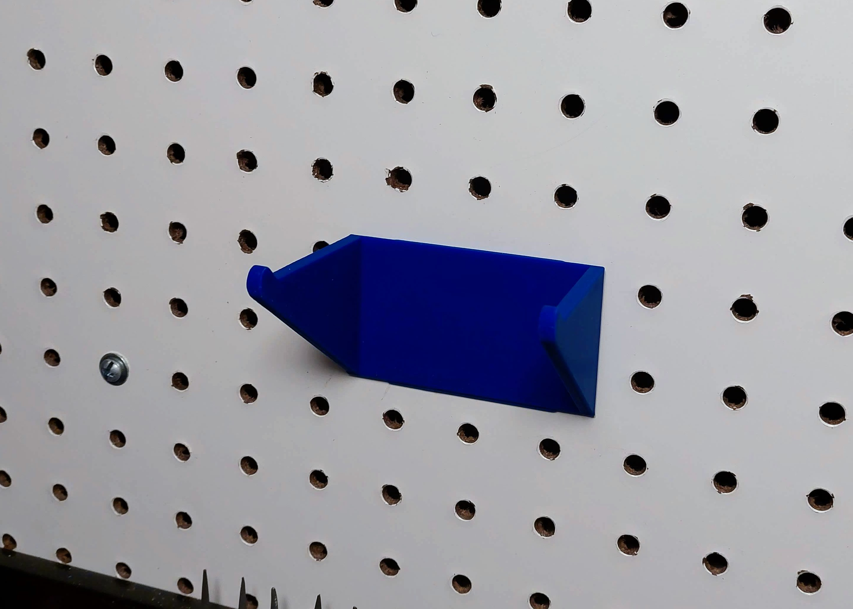 Cradle for Harbor Freight Multimeter Probe Holder (Pegboard) by