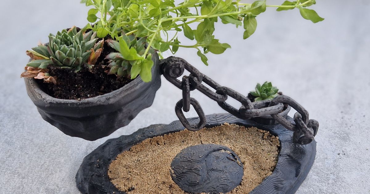 Zen "schwebender Topf" update by fonzy Download free STL model