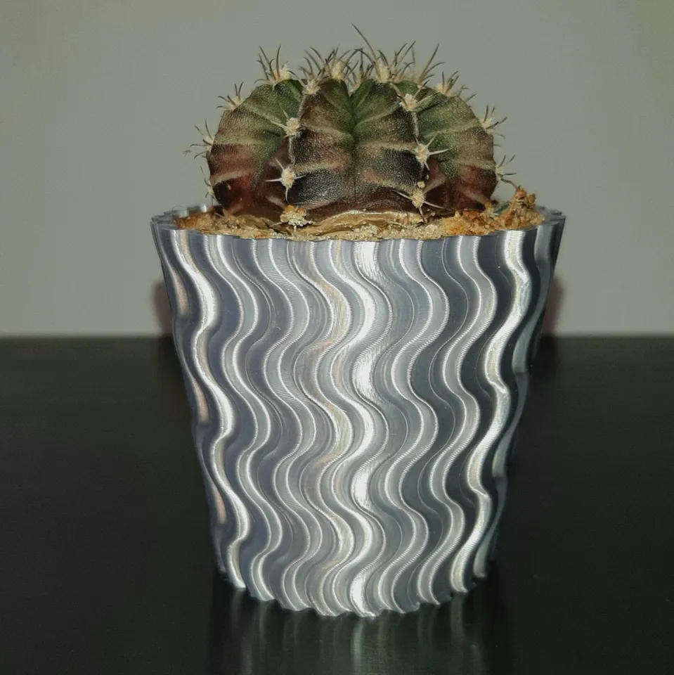 Decorative planter for cactus | Fully customizable in Fusion 360 by Filip  Ztko | Download free STL model | Printables.com