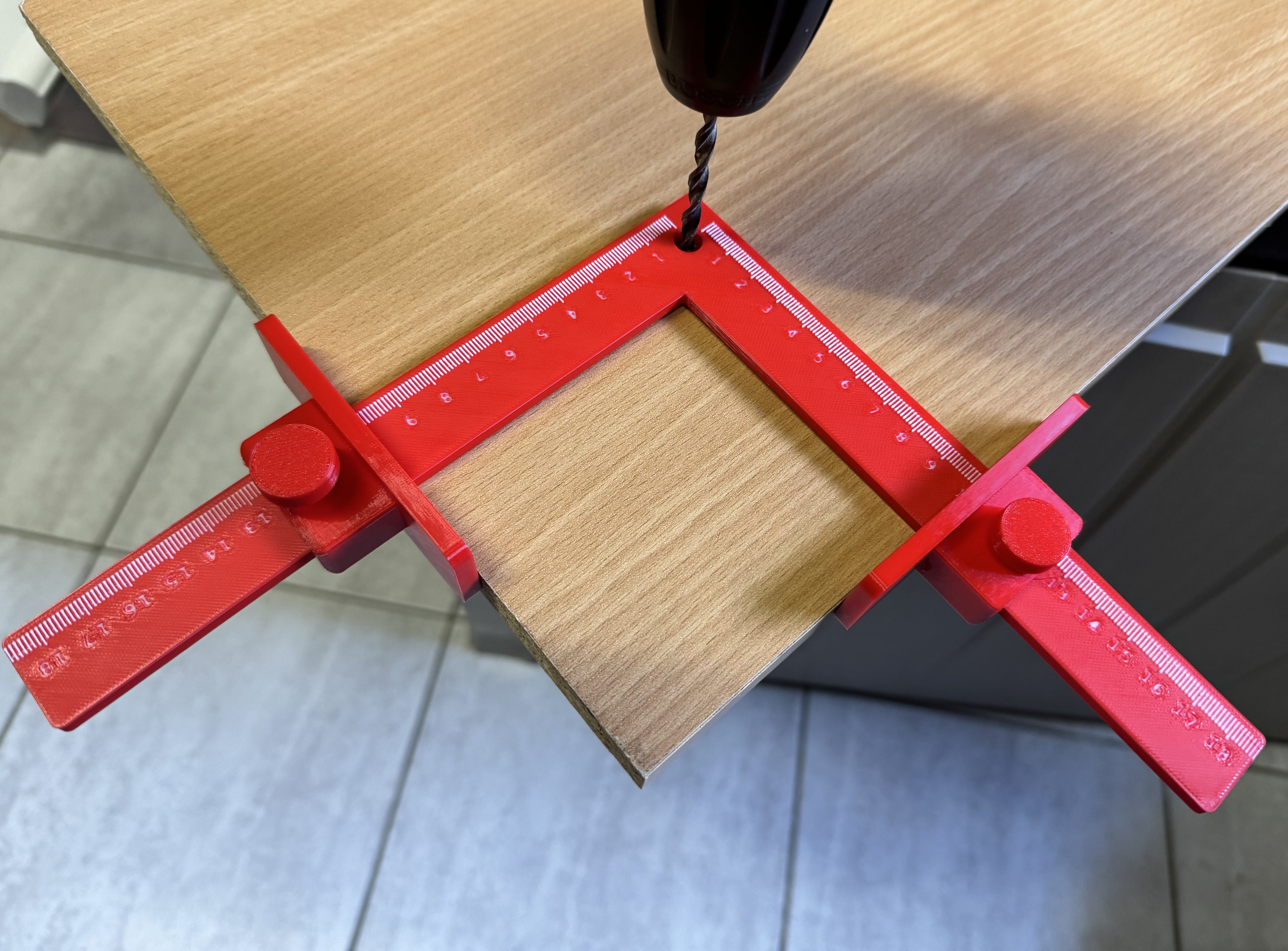 Angle drill guide 3D model thumbnail
