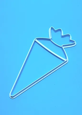 Schultüten Ausstechform / School cone cookie cutter