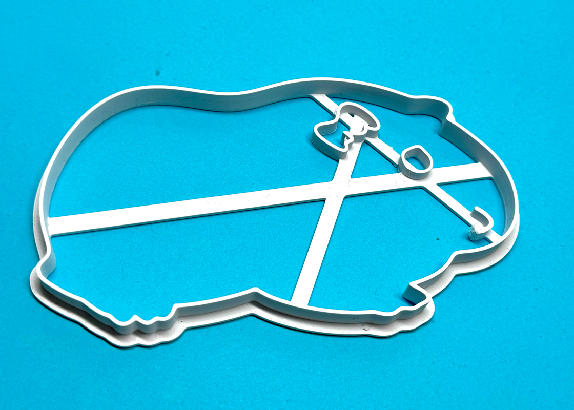 Meerschweinchen Ausstechform / Guinea pig cookie cutter