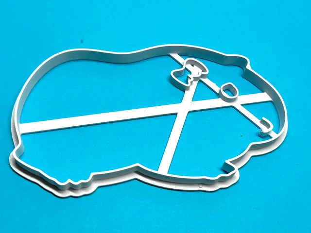 Meerschweinchen Ausstechform / Guinea pig cookie cutter