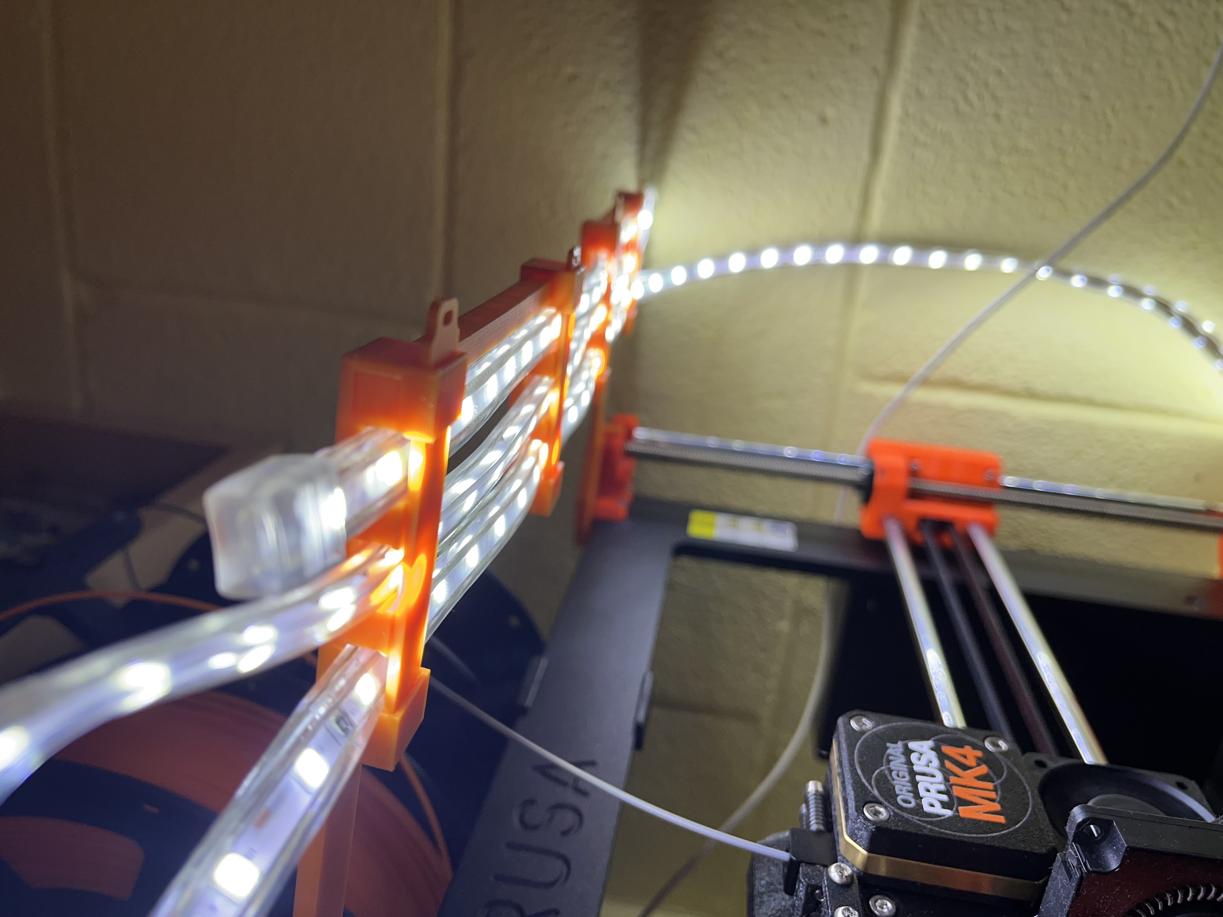 Prusa MK4 Lighting Strip Mount By ALI Download Free STL Model 