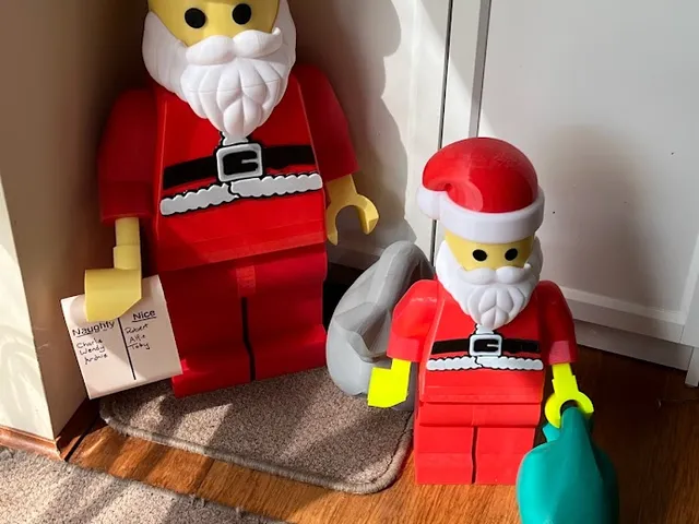 Simple good / bad scroll to go with Big Lego Santa
