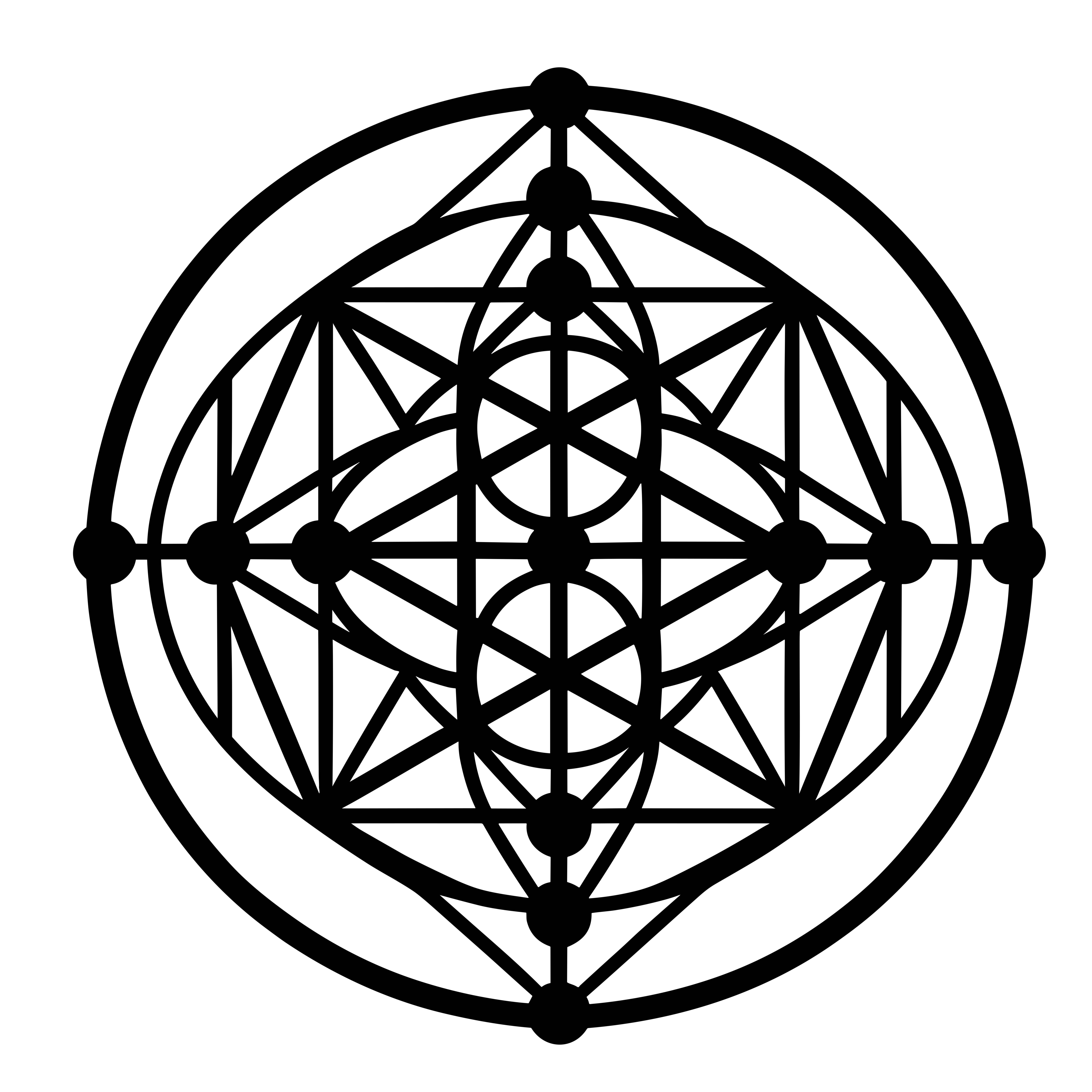 Cosmic Intersection - 3D Printable Sacred Geometry