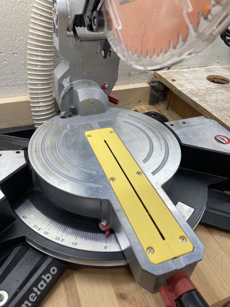 Miter Saw Zero Clearance Insert Plate Metabo KS 305 by Jouni Lindqvist Download free STL model