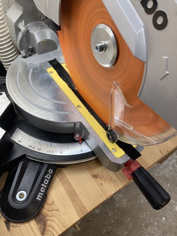 Miter Saw Zero Clearance Insert Plate Metabo KS 305 by Jouni Lindqvist ...