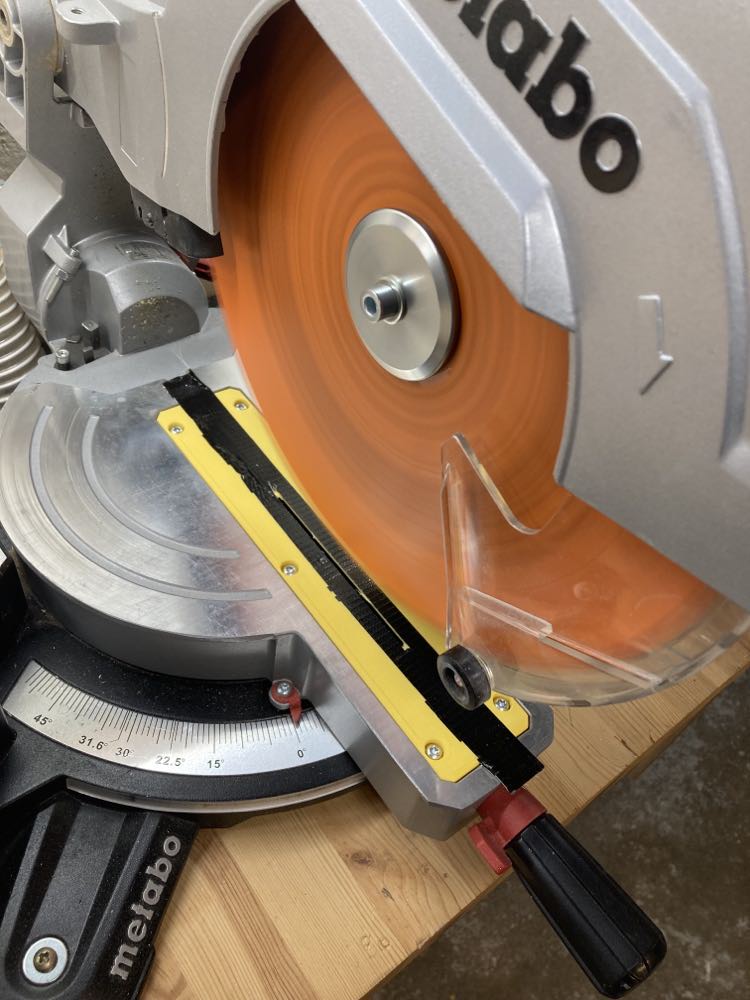 Miter Saw Zero Clearance Insert Plate Metabo KS 305 by Jouni Lindqvist
