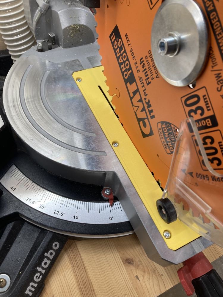 Miter Saw Zero Clearance Insert Plate Metabo KS 305 by Jouni Lindqvist