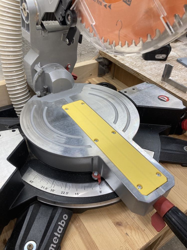 Miter Saw Zero Clearance Insert Plate Metabo KS 305 by Jouni Lindqvist ...