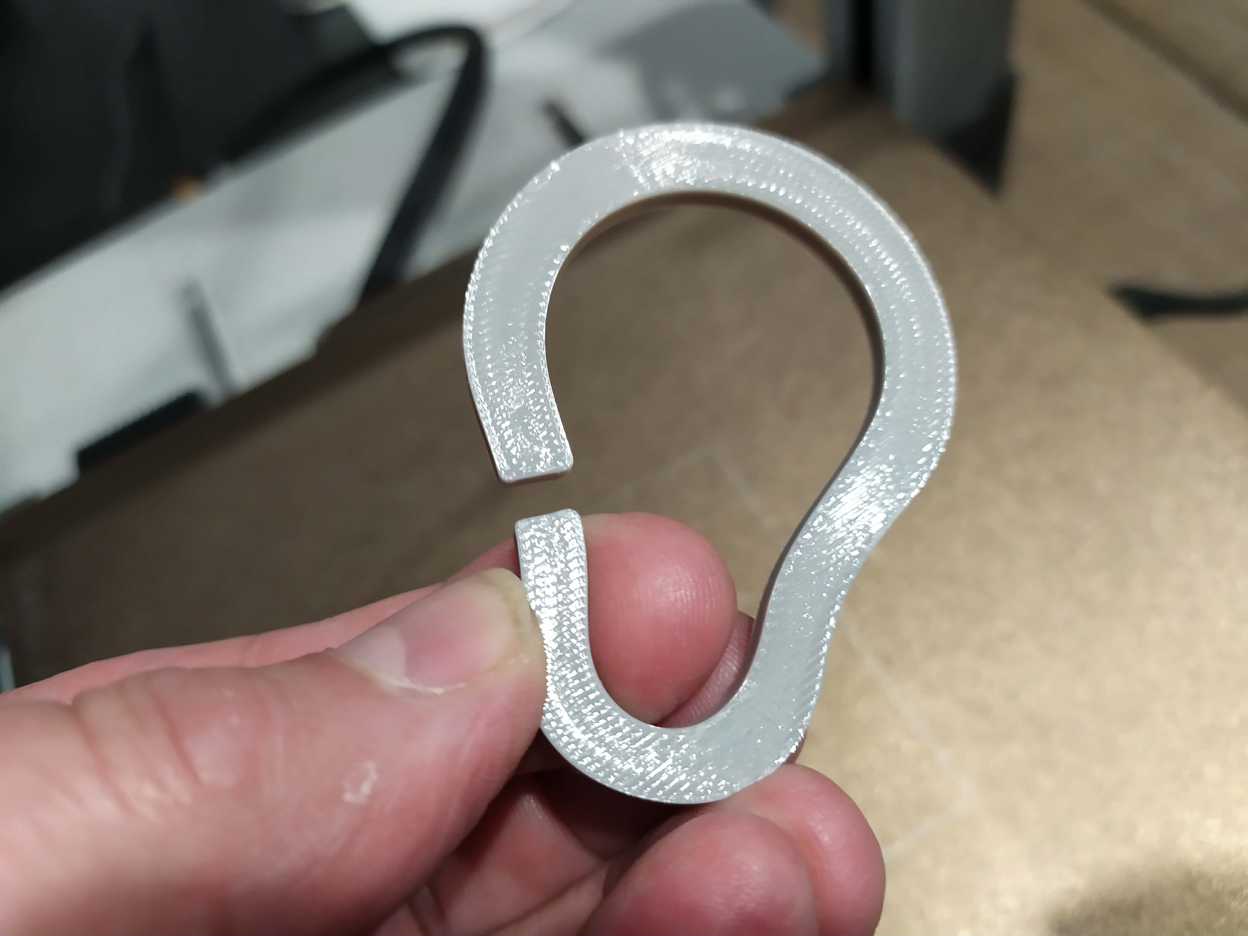 Curtain hook for Bathroom 3D model