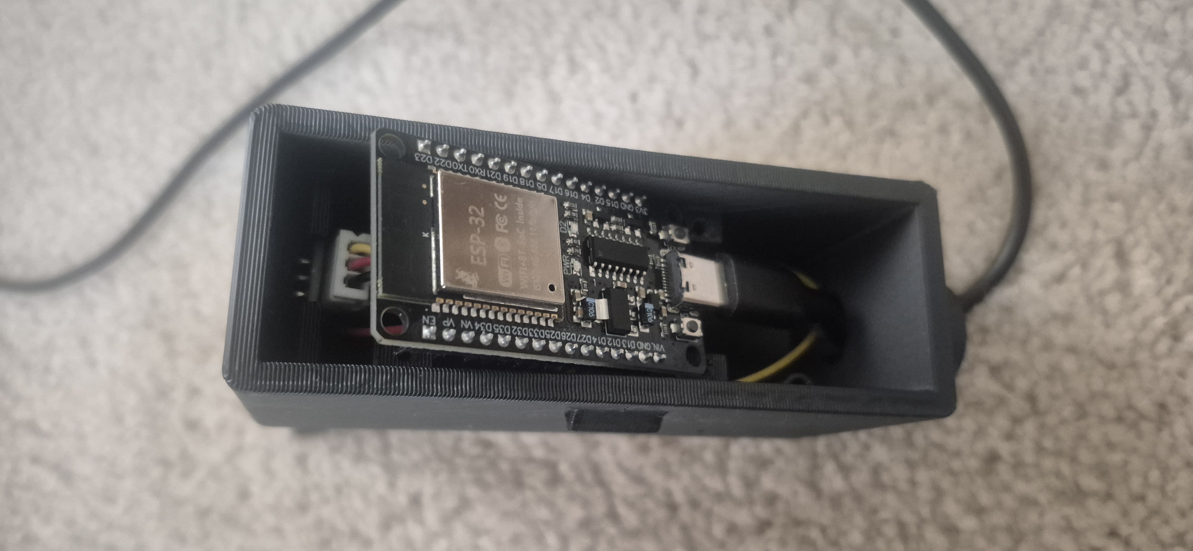 ClaudeAI-Generated: Fully Parametric Outdoor case for ESP32 board and v2 Soil sensor