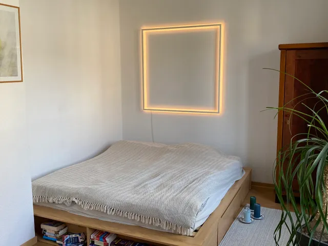 Rectangle halo lamp