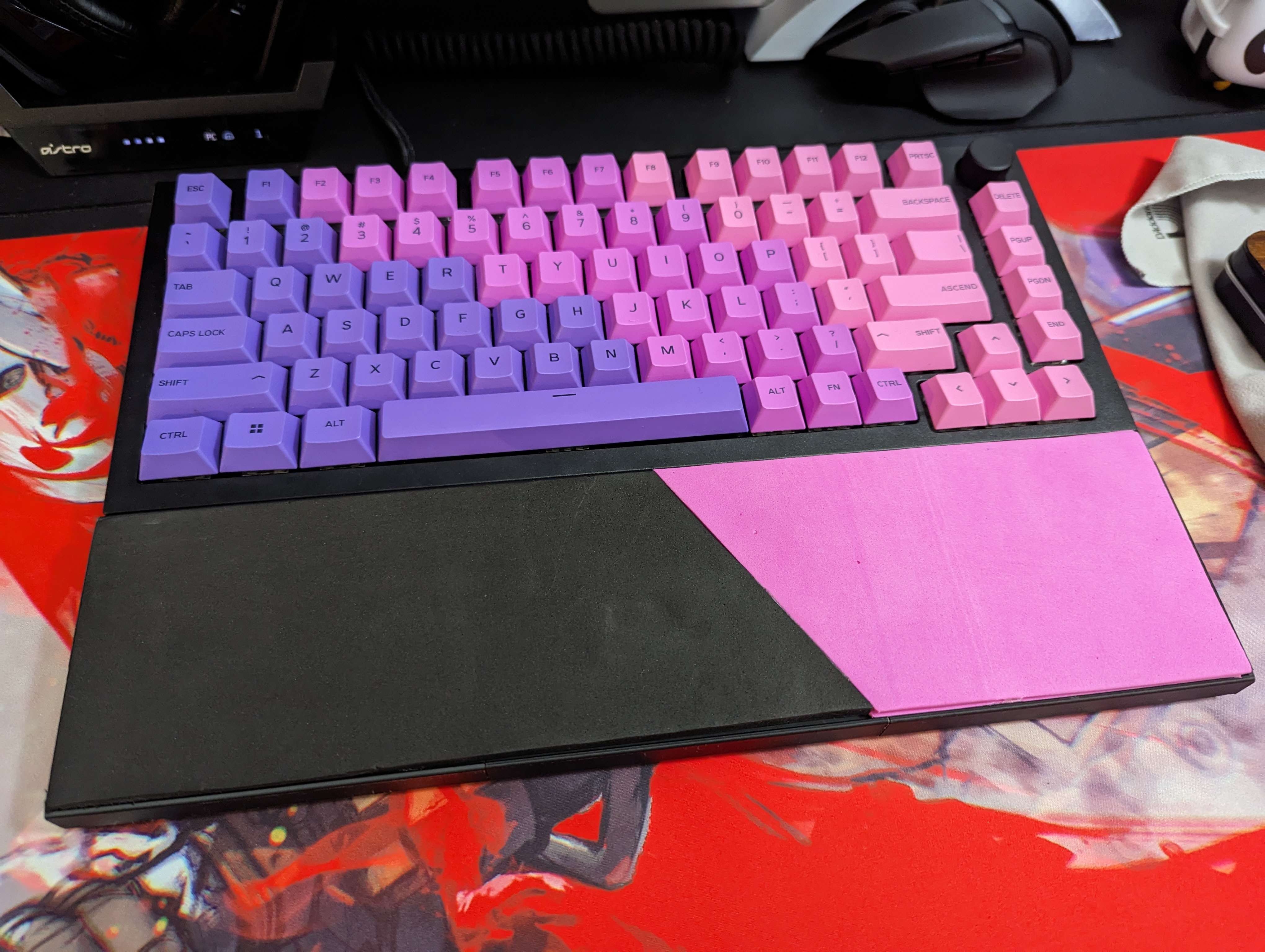 75 (82key) Keyboard wrist rest Pad insert ready by Robear00