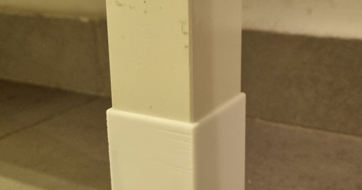 IKEA Hemnes shoe rack leg covers by gronteZa Download free STL model