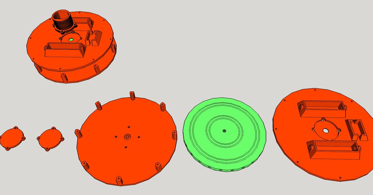 Gyroscope Toy by Katfish Heavy Industries Download free STL model