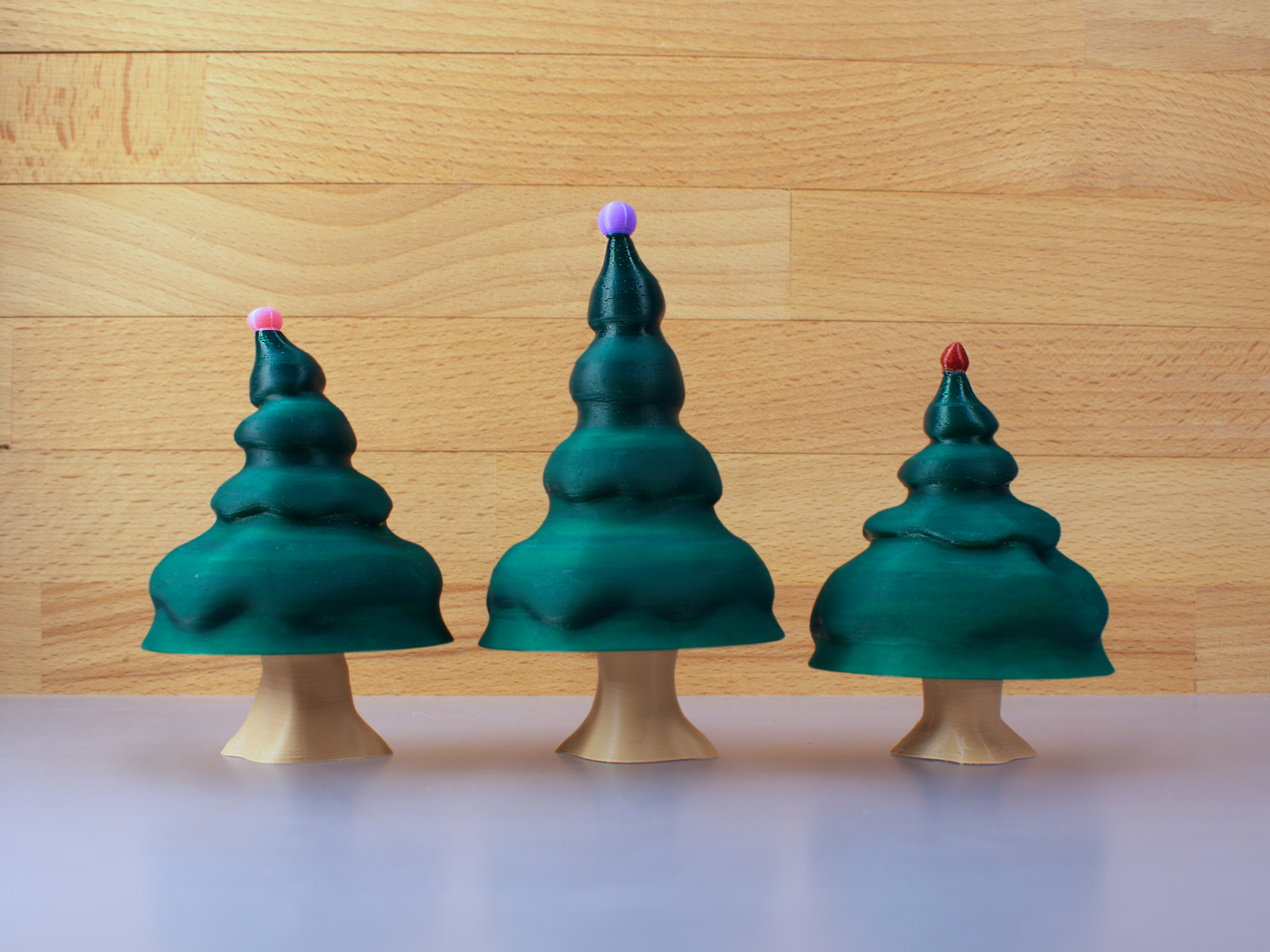 Christmas Trees - tealight ready