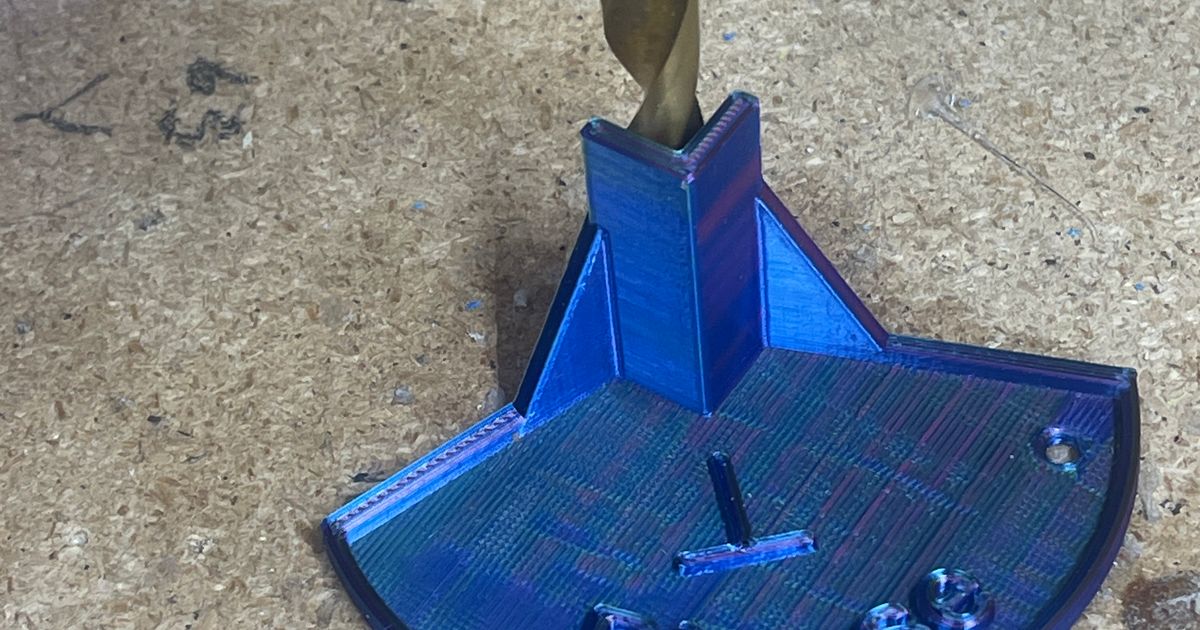 Drill Guide Perpendicular by PhDGoSlowAncient Download free STL