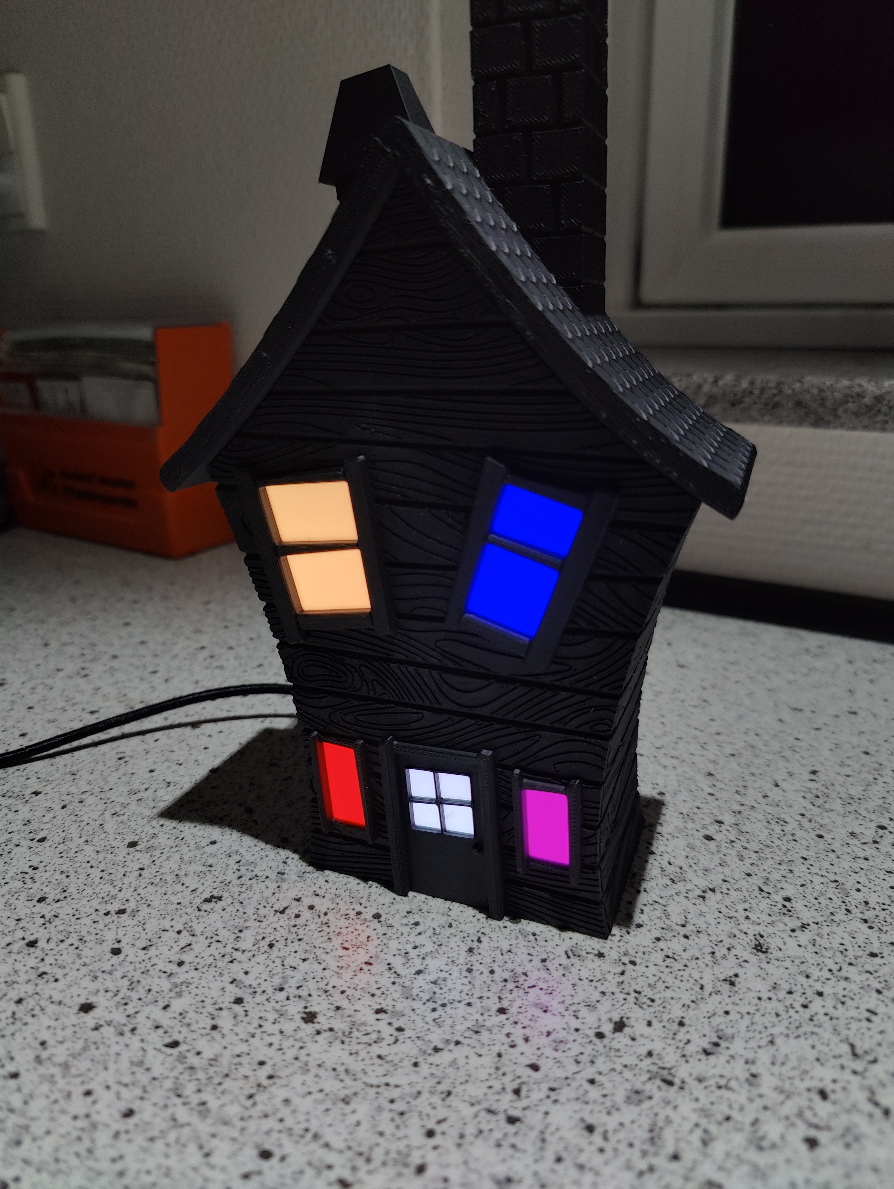 Addressable led mod for Tea Light Haunted House