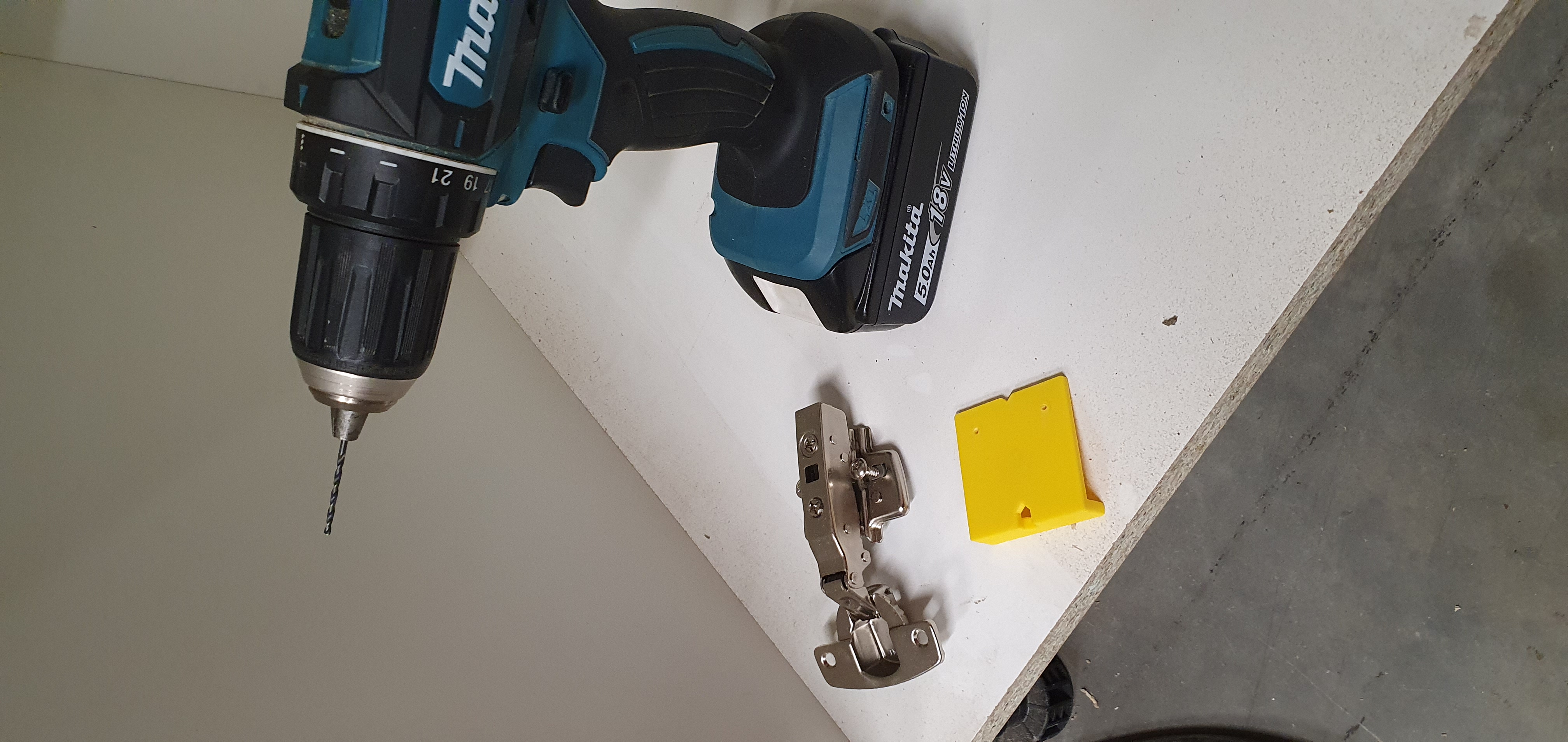 Drill tool for concealed hinges by FP Download free STL model