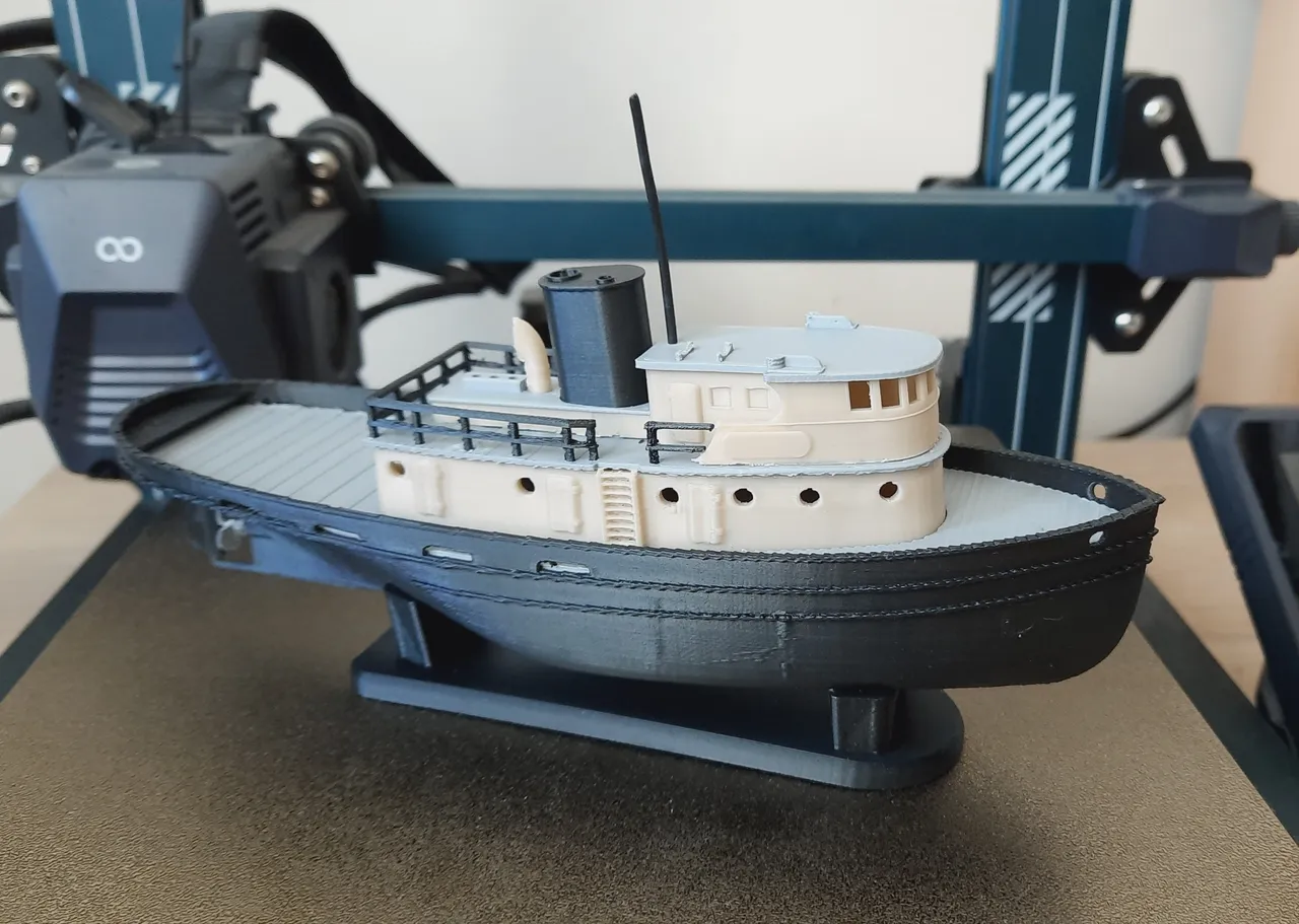 Old Tugboat by Daniel | Download free STL model | Printables.com