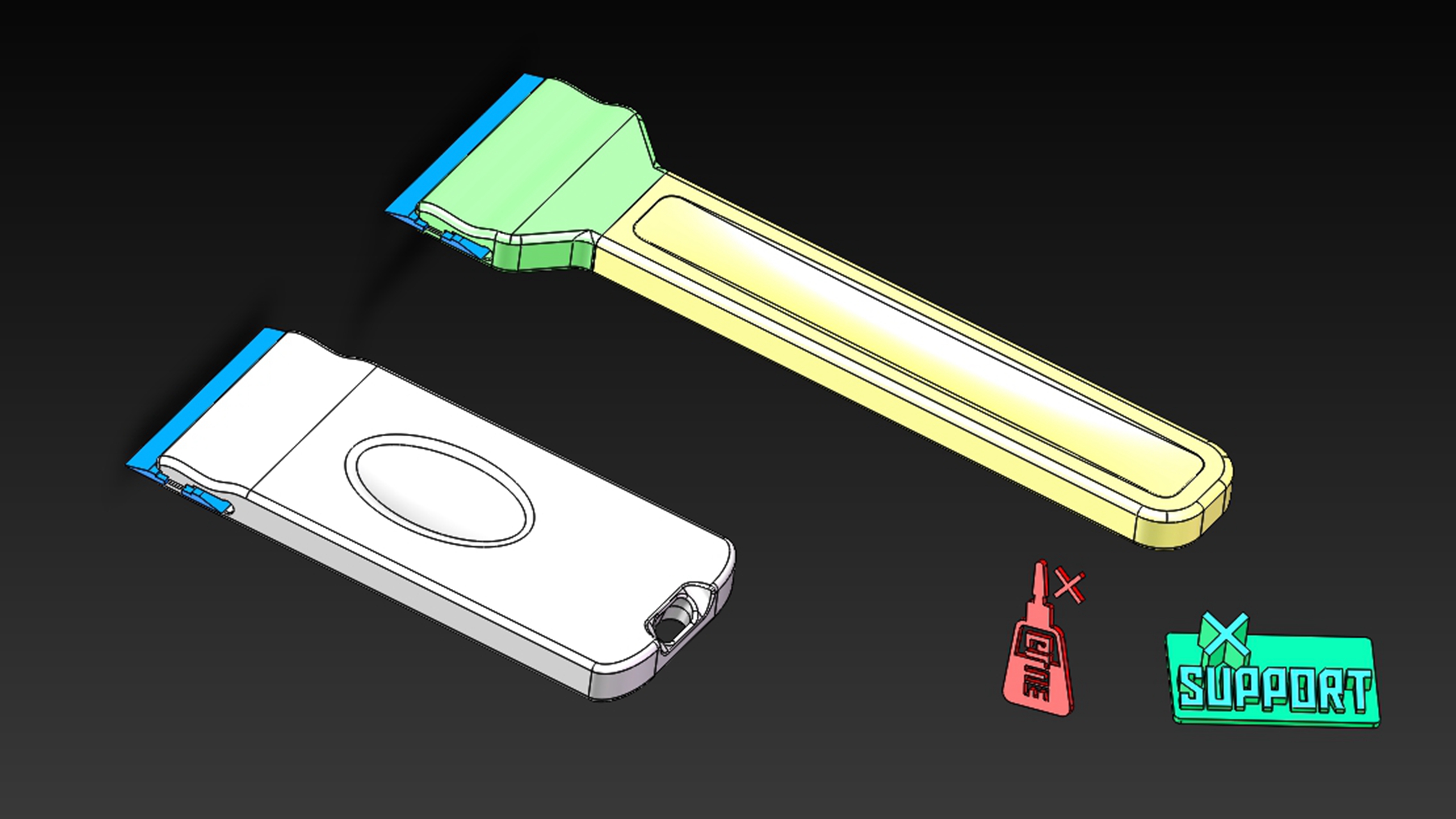 Miniatura 8 do modelo 3D Plastic Scraper