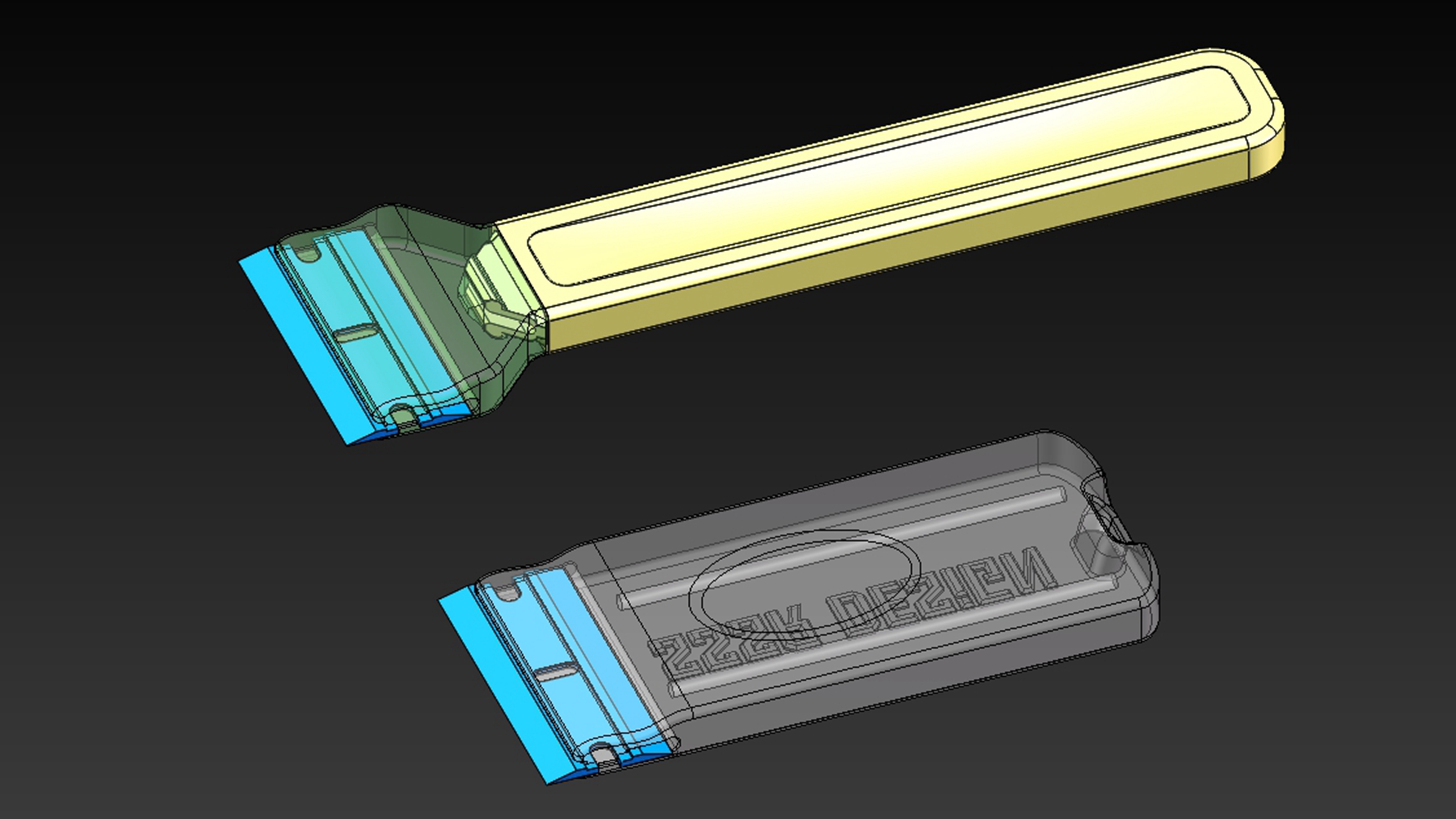 Miniatura 7 do modelo 3D Plastic Scraper