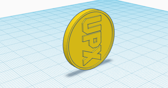 Upx coin doublesided - standing by Laban | Download free STL model ...