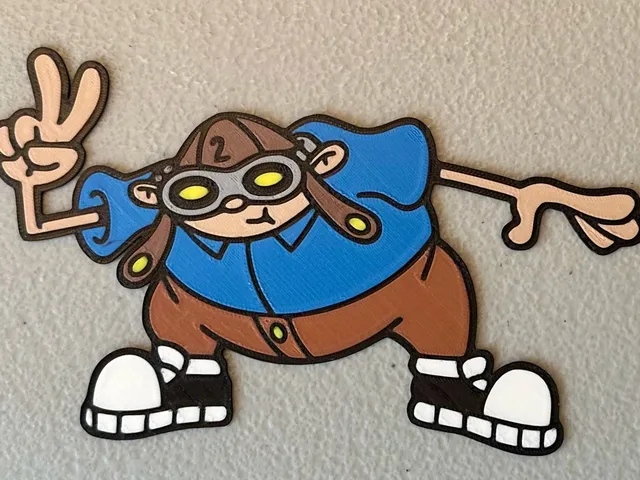 Multicolor Horarth Pennywhistle Gilligan Jr. Magnet