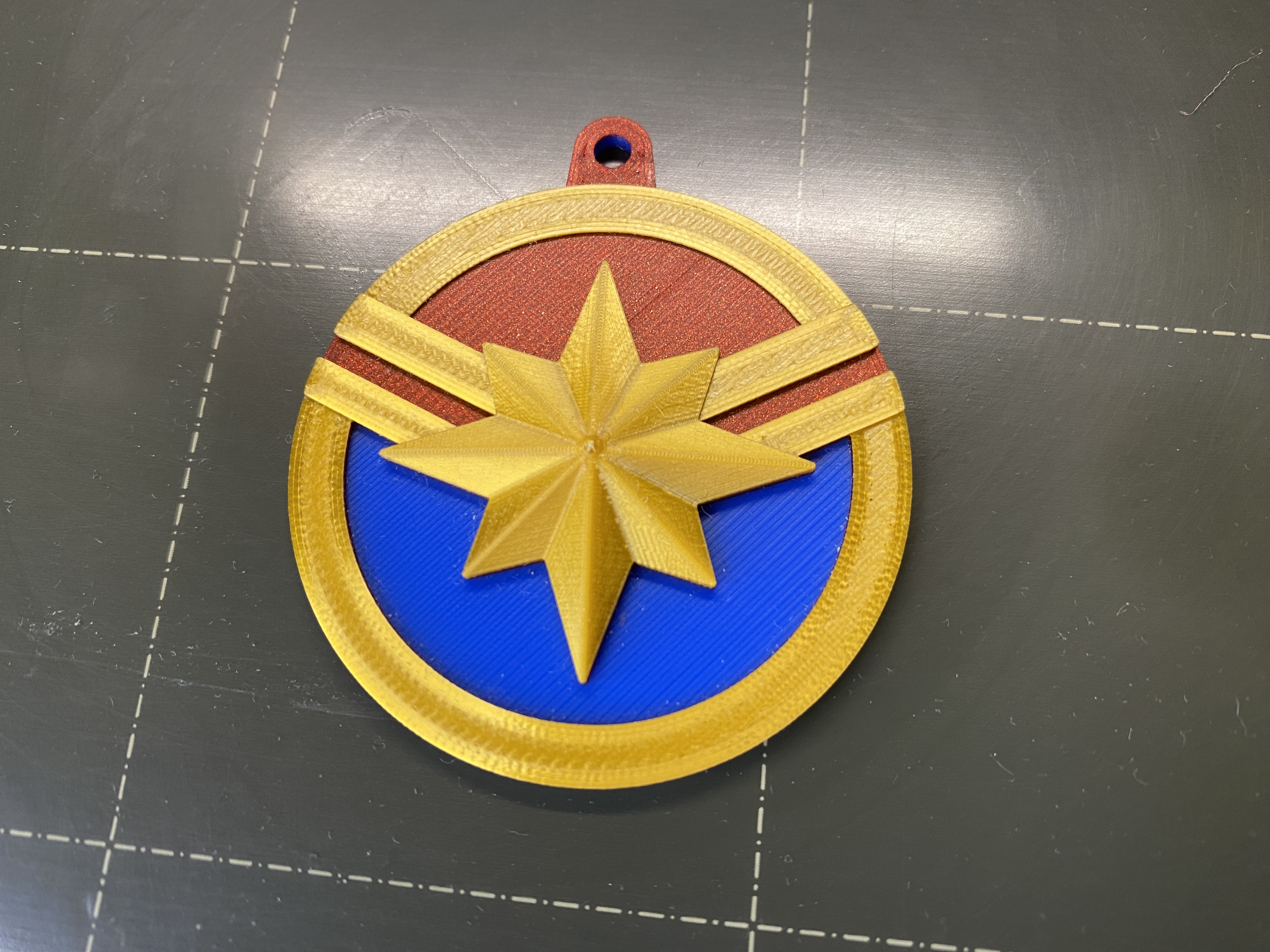 Captain Marvel Keychain