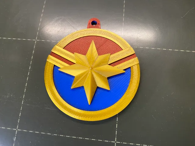Captain Marvel Keychain