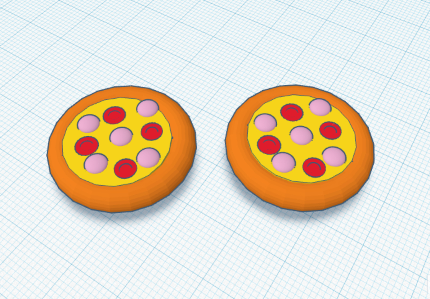 Pizza magnets by kids creator download free stl model printables