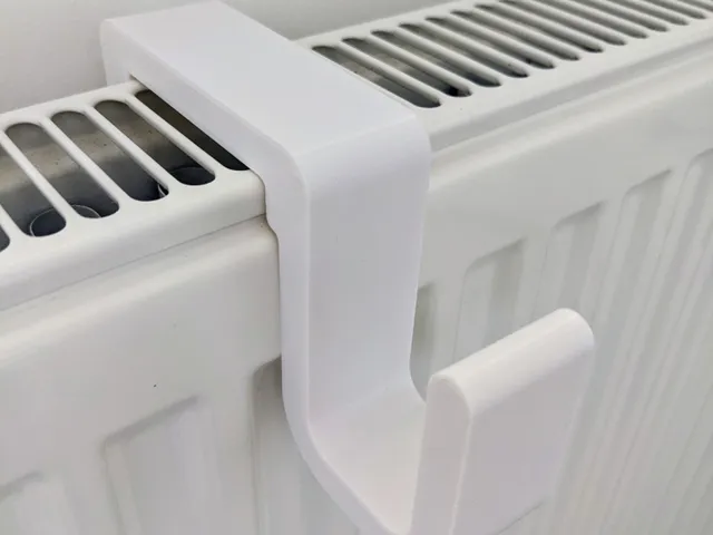 Radiator hook (for drying rack storage)