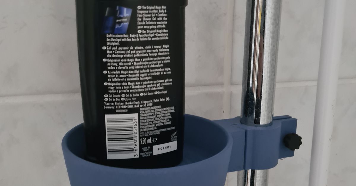 Shampoo Holder by ST3V3DDRUCK Download free STL model