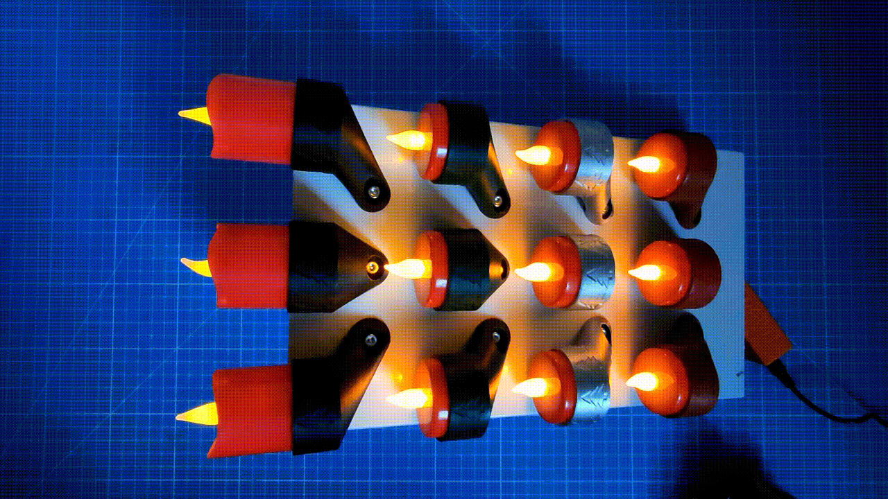Tea light holder center wall mount V1.3
