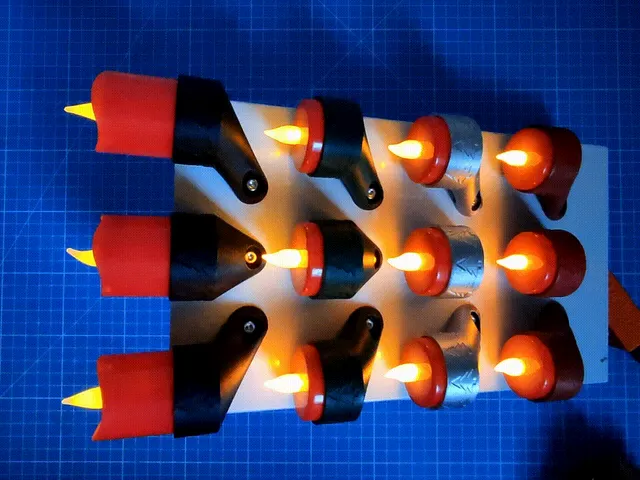 Tea light holder center wall mount V1.3